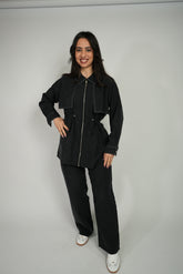 طقم جينز جارزة وبنطلون