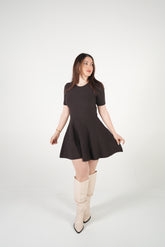 فستان نص كم قصير