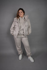 طقم تريننج ٣ قطع خميلة مبطنة