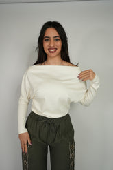 بلوزة سادة كم