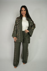 طقم مخرّز - جارزة وبنطلون