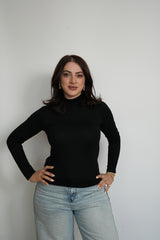 بلوزة كم قبة خفيفة لايكرا