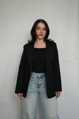 بليزر أسود سادة